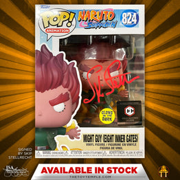 Funko POP! Might Guy (Eight Inner Gates) Naruto Shippuden #824 [Autographed Exclusive]