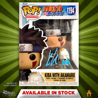 Funko POP! Kiba with Akamaru Naruto Shippuden #1194 [Autographed]