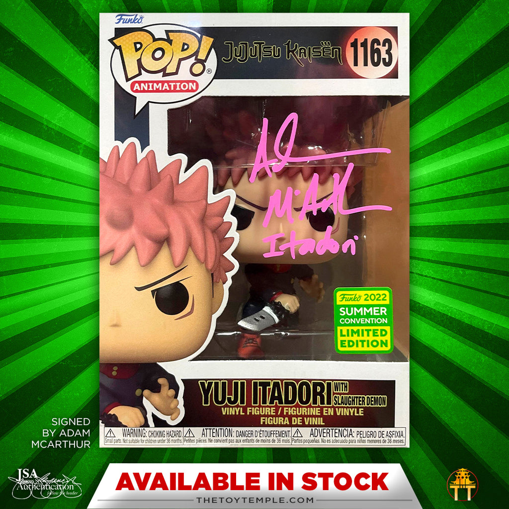 Funko POP! Yuji Itadori with Slaughter Demon Jujutsu Kaisen #1163 [Autographed]