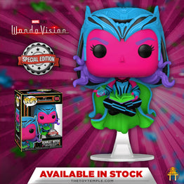 Funko POP! Scarlet Witch Marvel Studios WandaVision #986 [Black Light Exclusive]