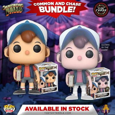 2x Funko POP! Dipper Pines Disney Gravity Falls #240 [Common and Chase Bundle]