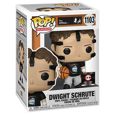 Funko POP! Dwight Schrute with Basketball The Office #1103 [Chalice Collectibles Exclusive]