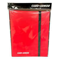 Card Armor 9 Pocket Red Binder