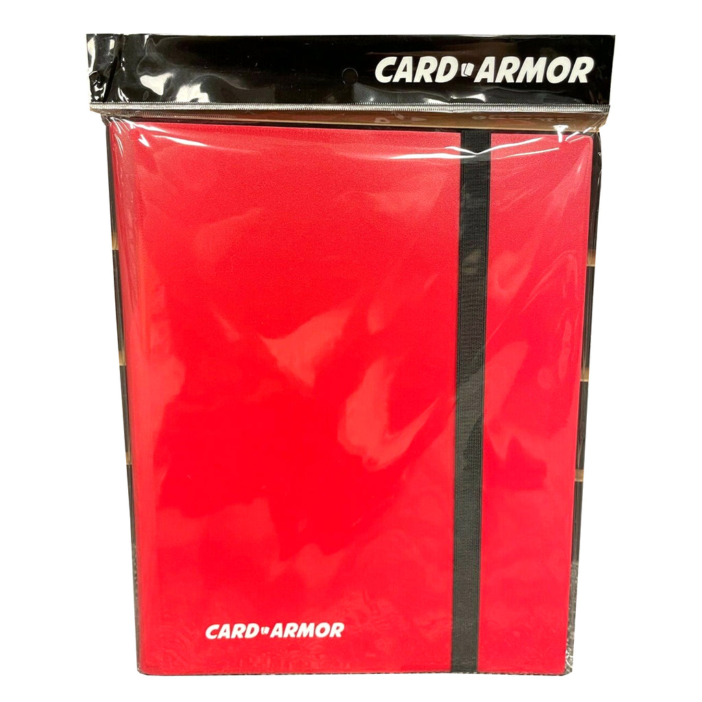 Card Armor 9 Pocket Red Binder