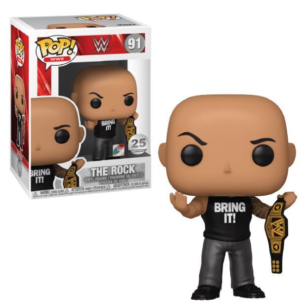 Funko POP! The Rock WWE 25th Anniversary #91 [Entertainment Earth Exclusive]