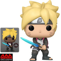 Funko POP! Boruto with Chakra Blade #1383 [AAA Anime] Common and Chase Bundle