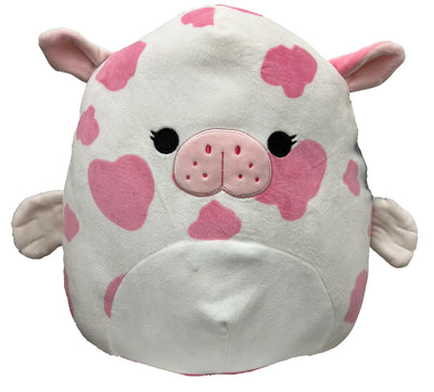 Original Squishmallows 8” MONDY THE WHITE WITH PINK SPOTS SEACOW EXCLUSIVE